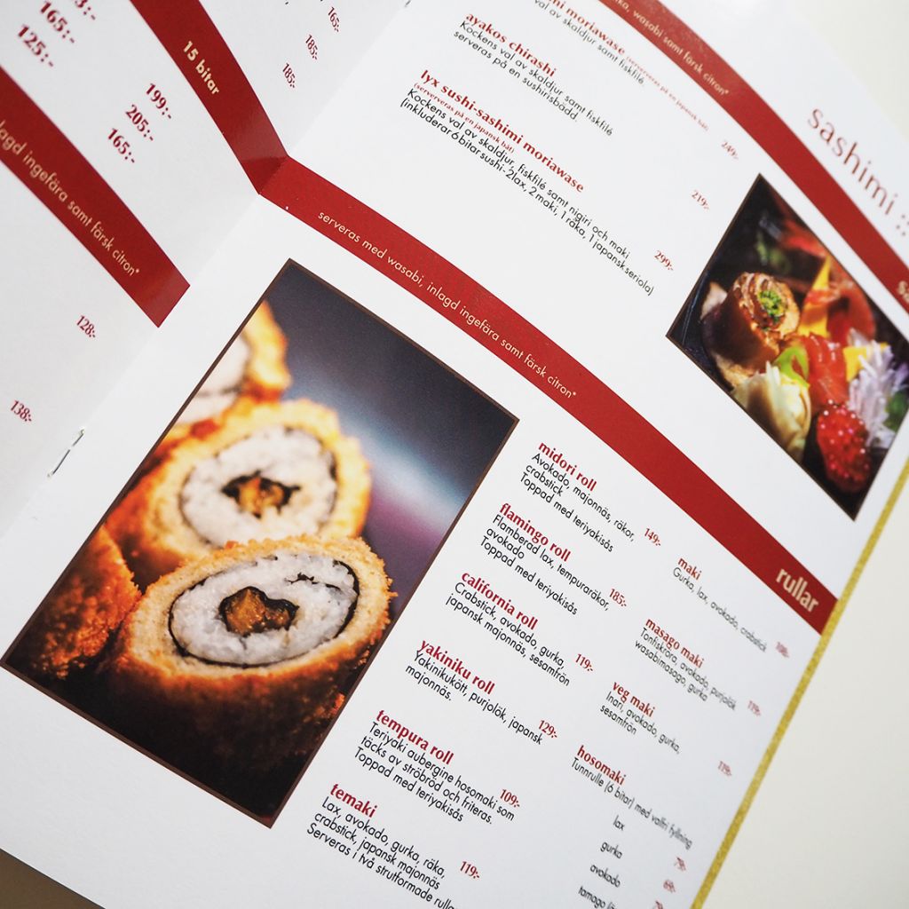 Meny till Ayakos Sushi – bild 7
