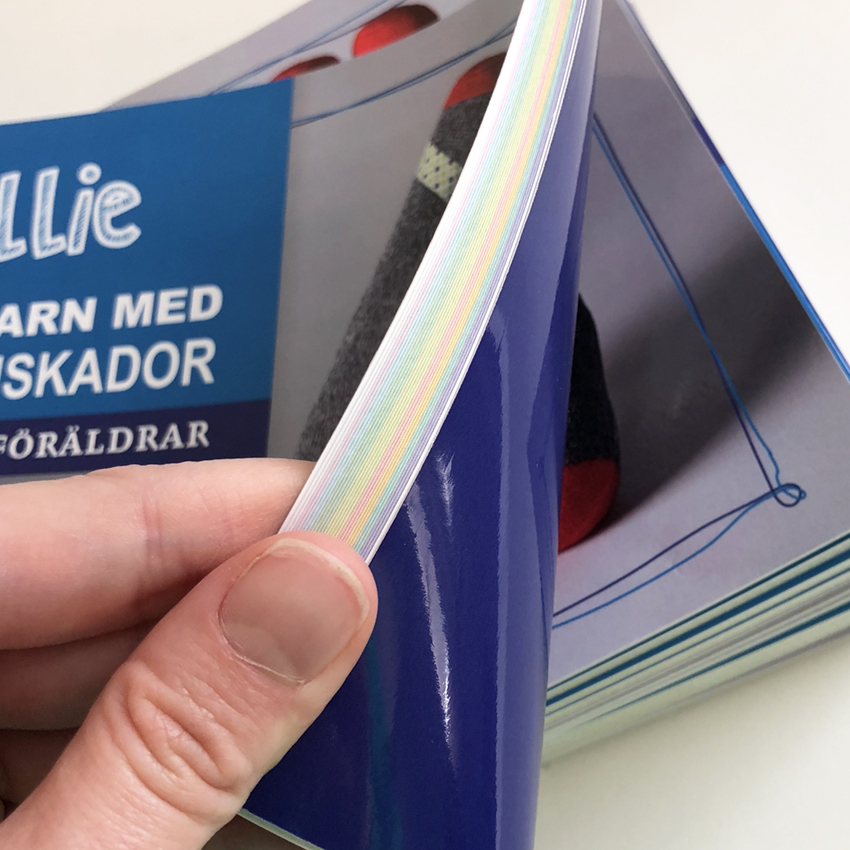 Limbunden bok med laminerat omslag – bild 3