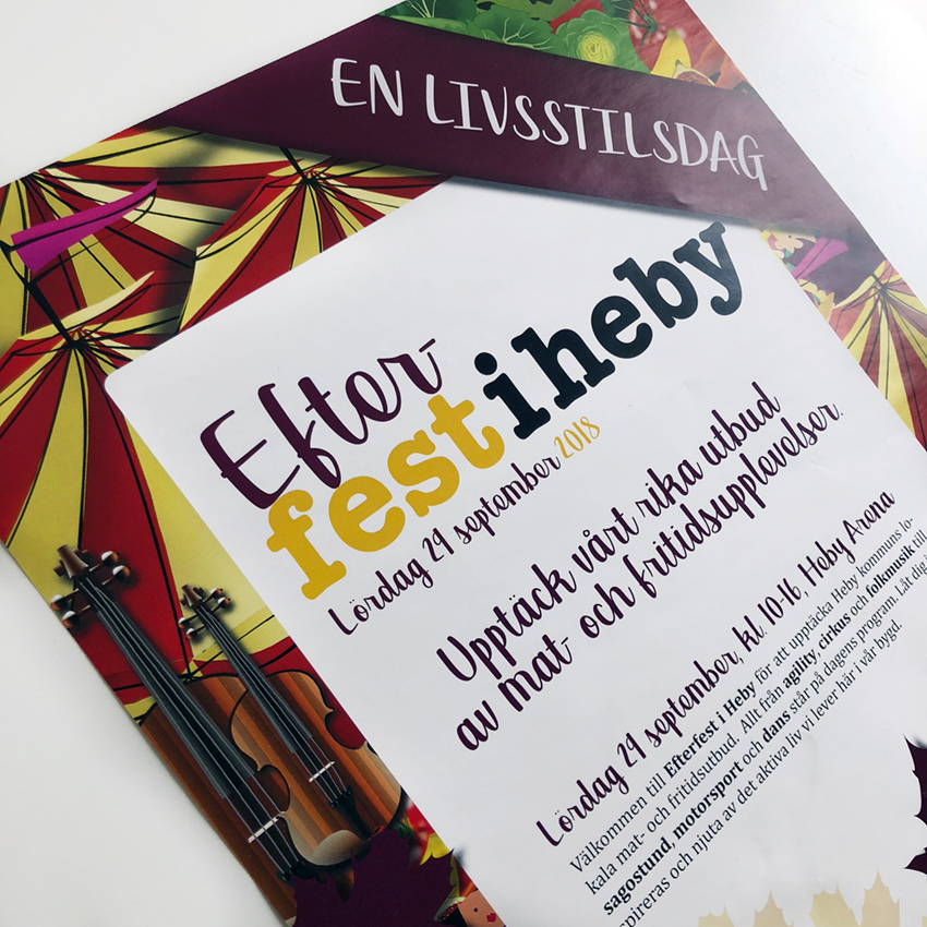 A3 affisch till Heby Kommun – bild 2