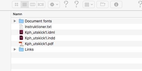 Packa InDesign filer – bild 3