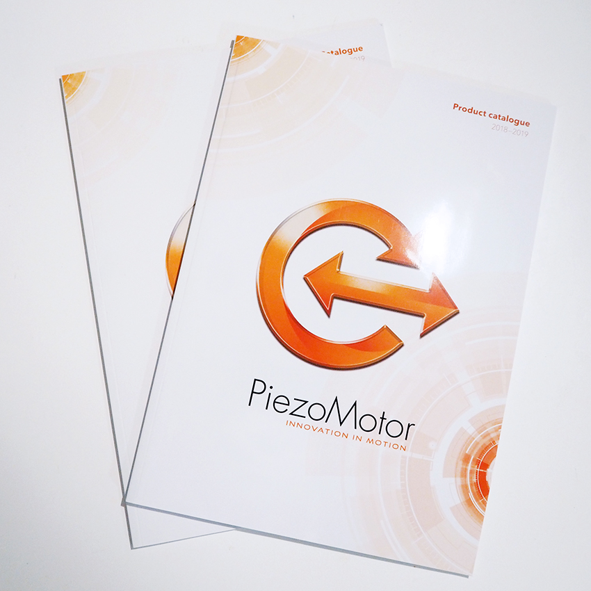 Produktkatalog för Piezomotor