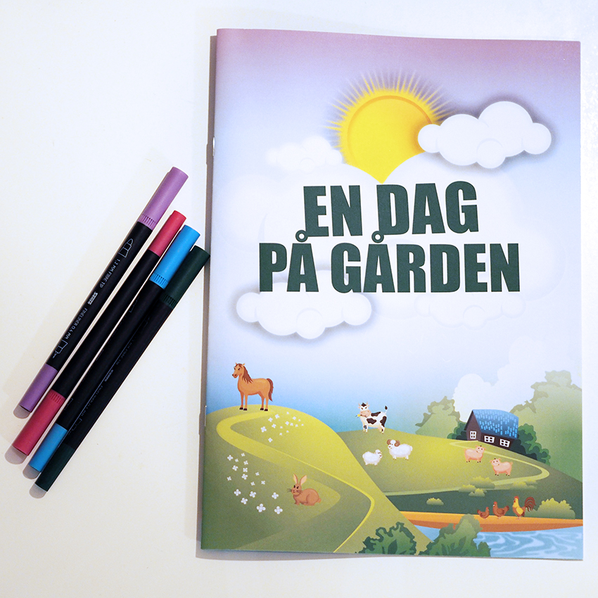 En dag på gården – Pysselbok