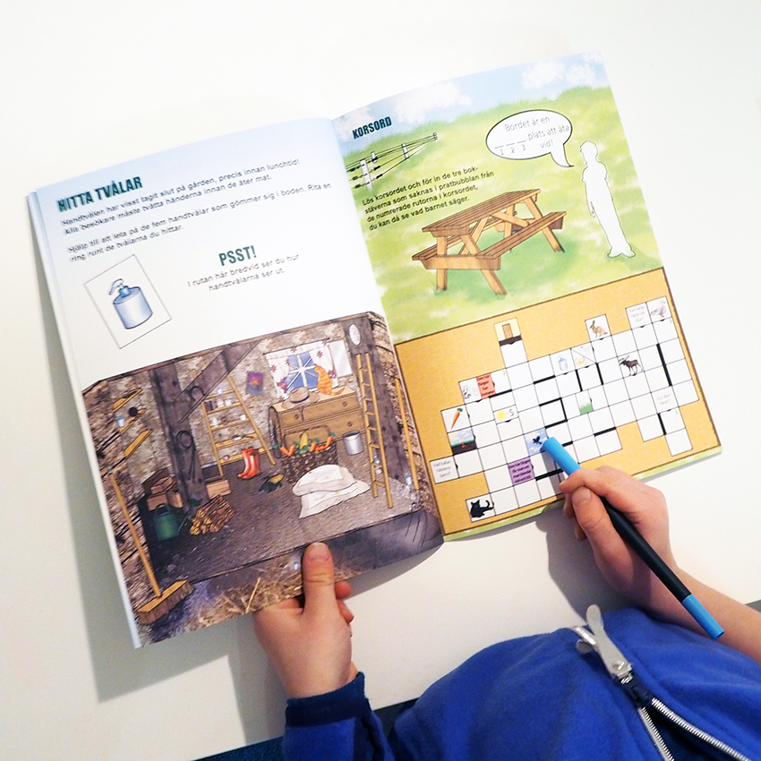 En dag på gården – Pysselbok – bild 2
