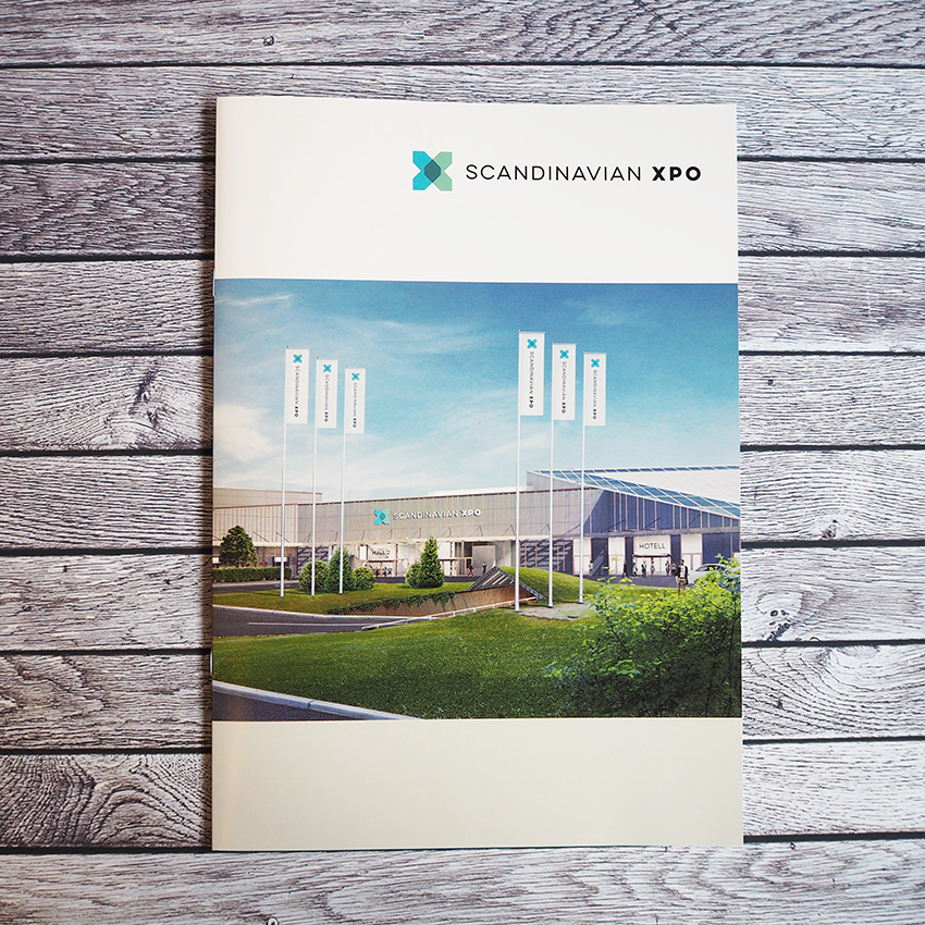 Lyxig broschyr till Scandinavian Xpo AB