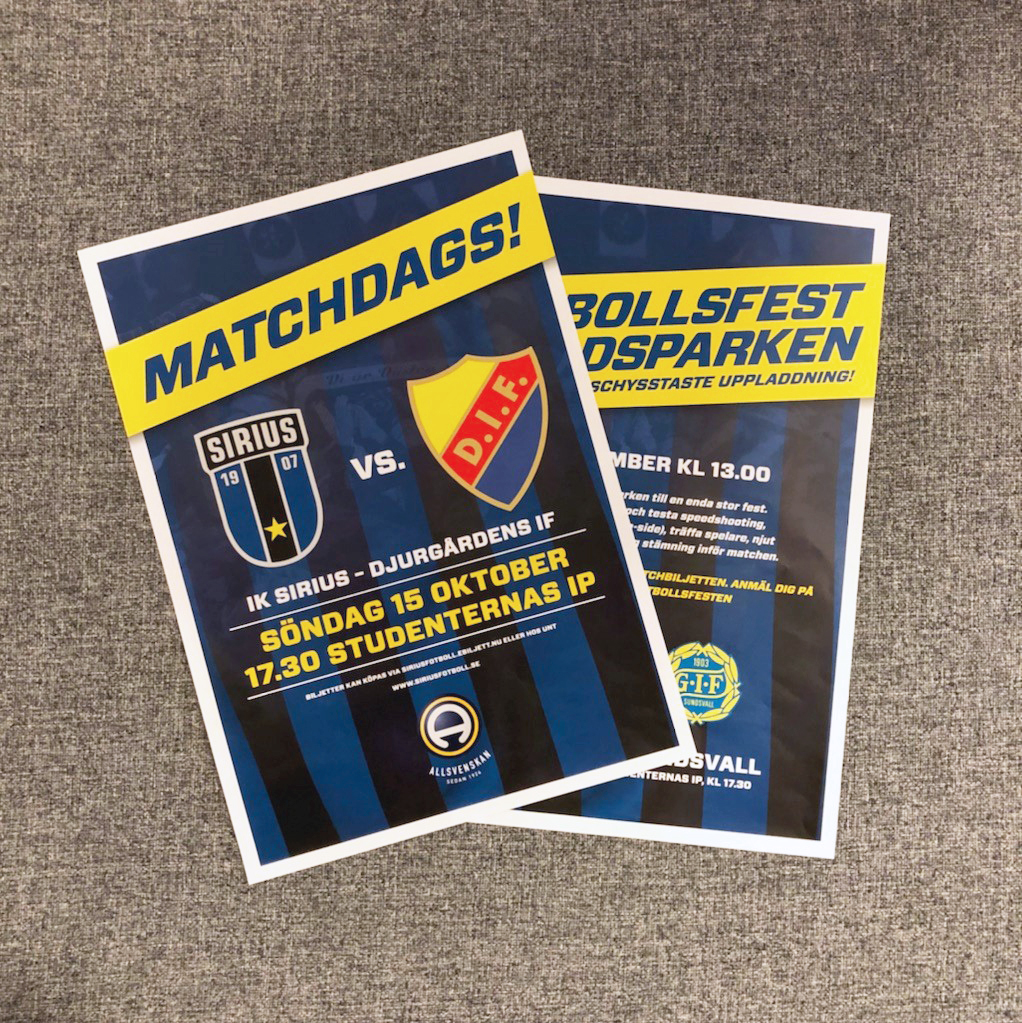 Sirius matchaffischer