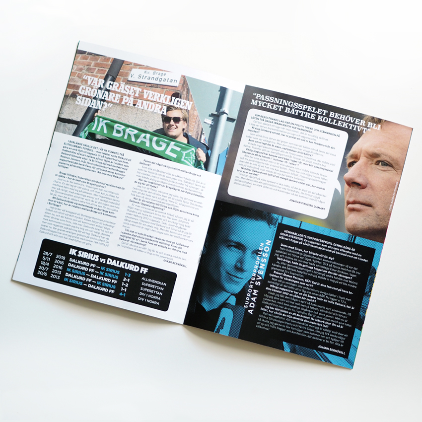 Sirius-supportrars matchprogram – bild 2