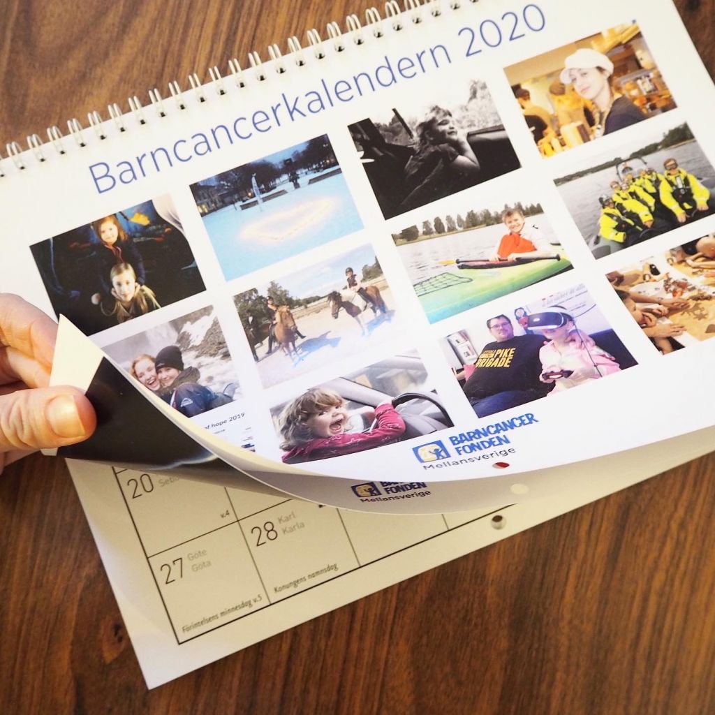 Kalender till Barncancerfonden