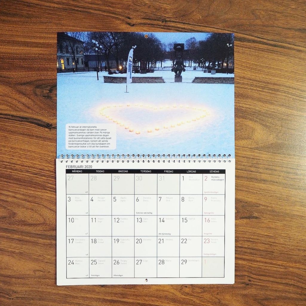 Kalender till Barncancerfonden – bild 4
