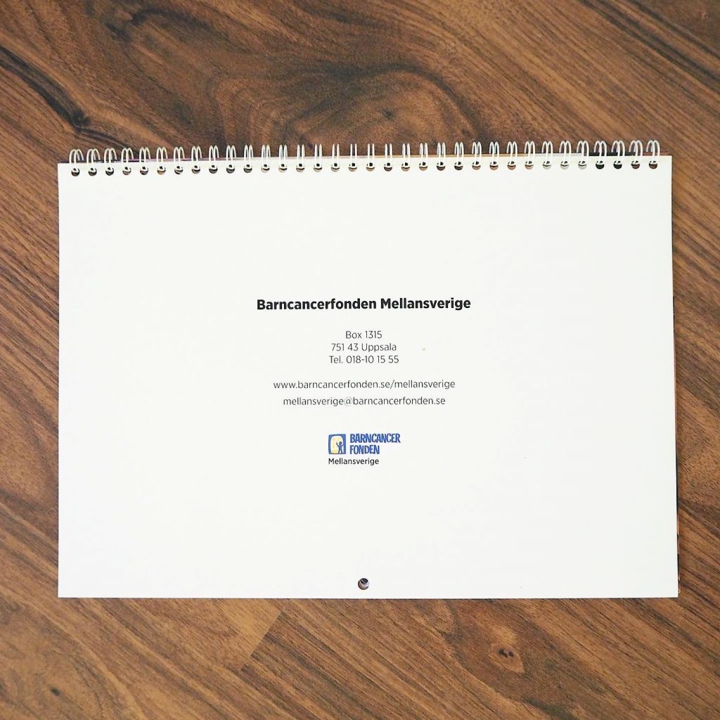 Kalender till Barncancerfonden – bild 8