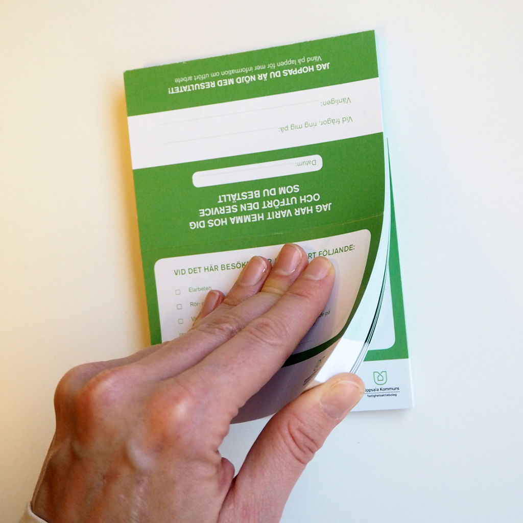 Meddelandeblock till Uppsala Kommuns fastighetsbolag