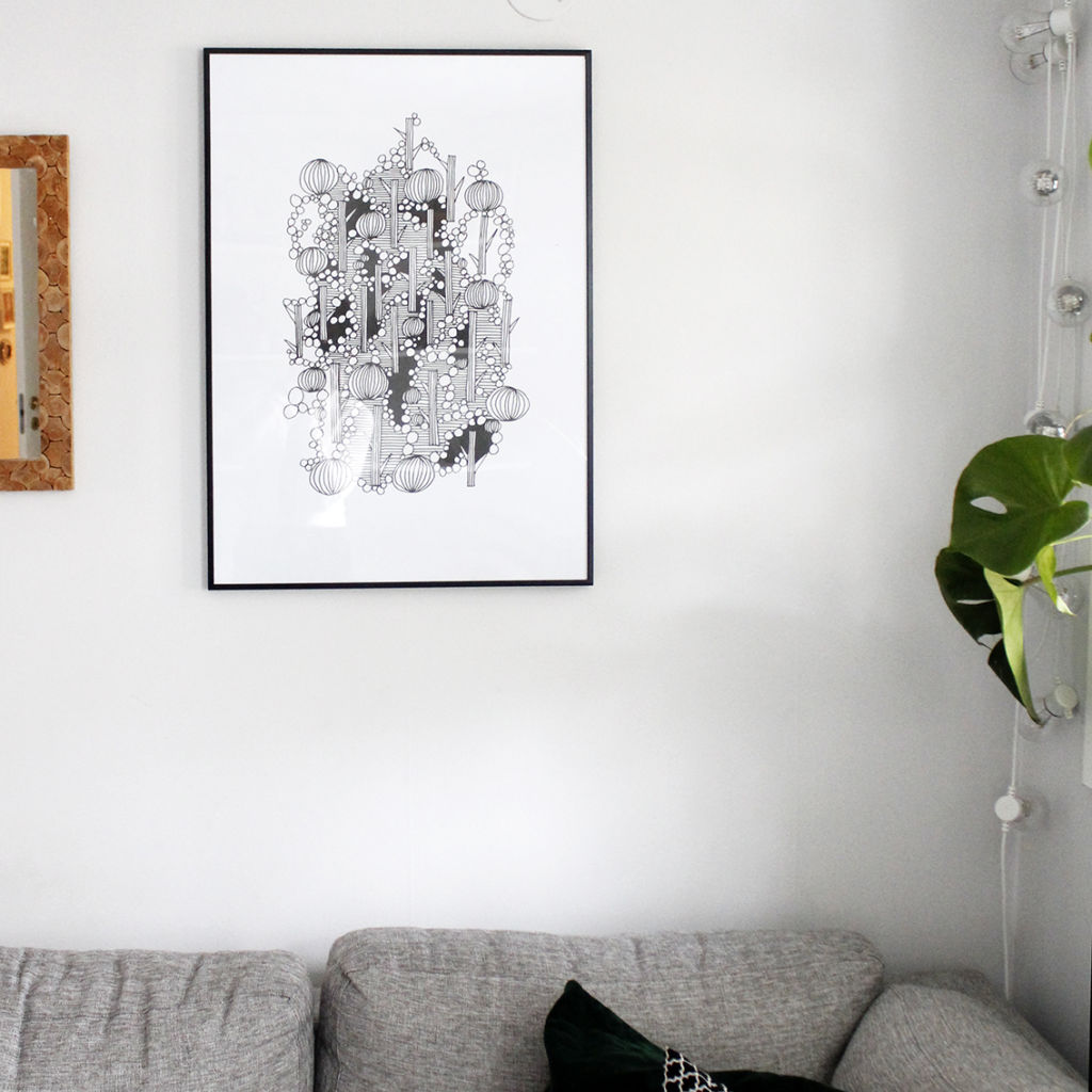 Poster illustrerad av Maria Östby