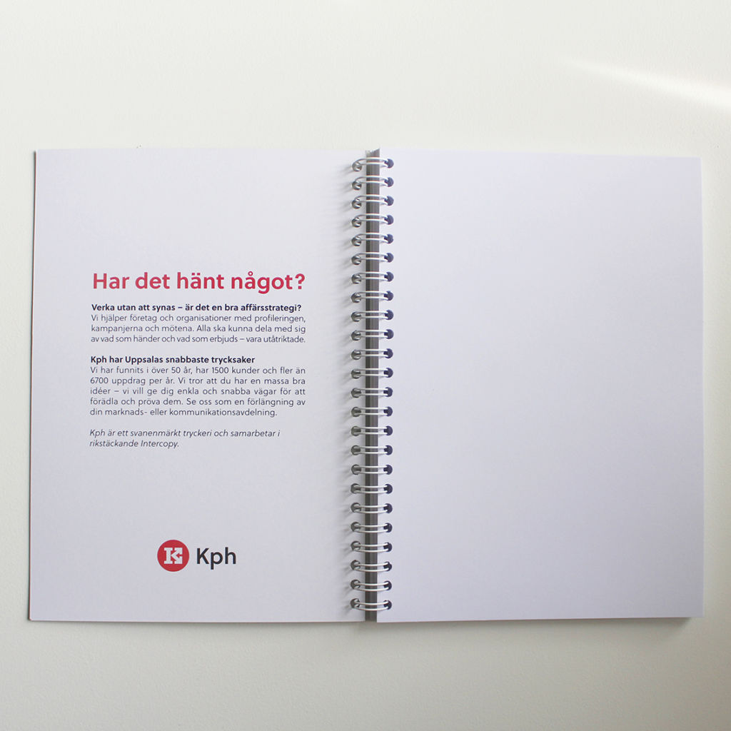Kph anteckningsblock med tomma ark – bild 4