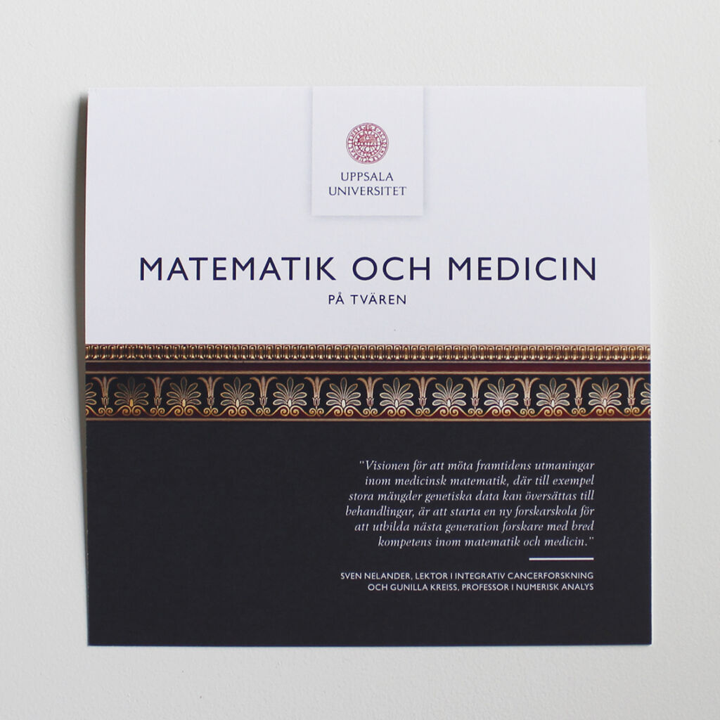 Informationsfolder till Uppsala universitet