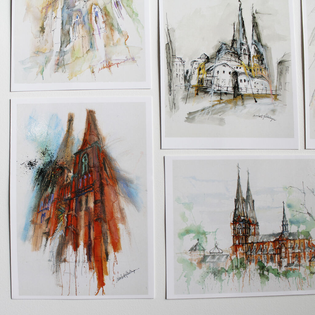 Uppsala domkyrka-vykort – bild 9