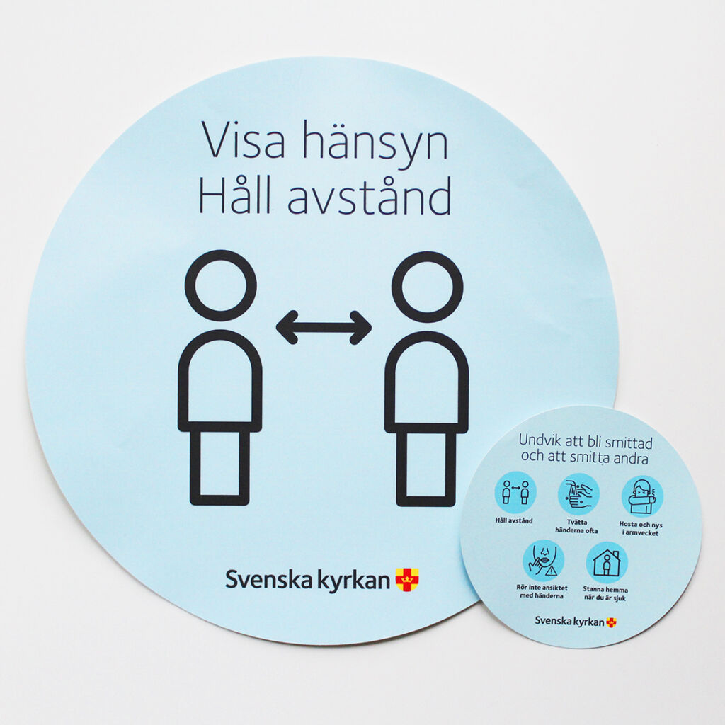 Covid-19 dekaler till Svenska kyrkan