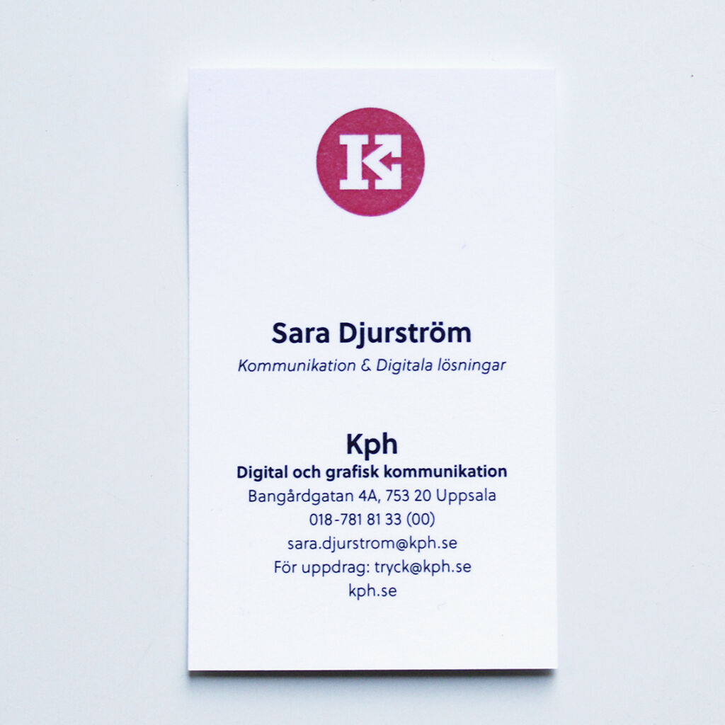 Kph visitkort – bild 2