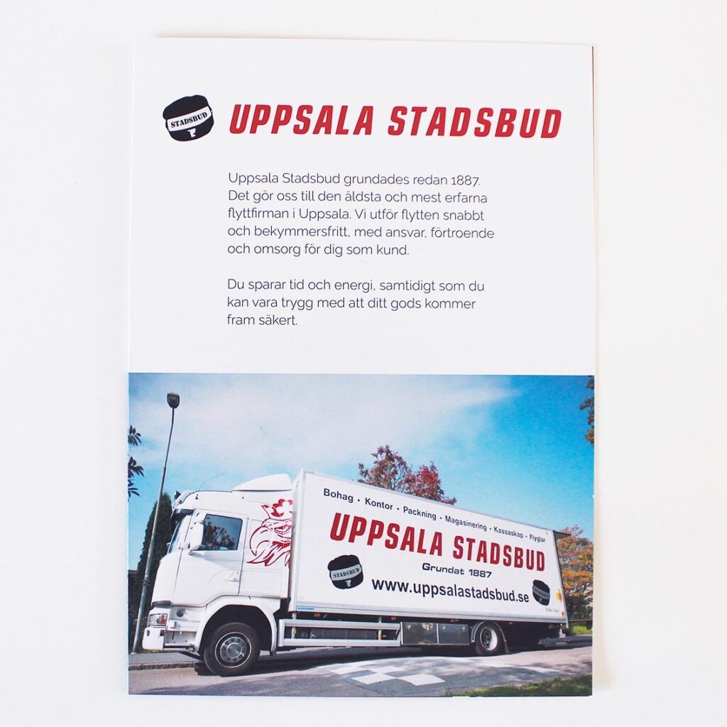 Folder till Uppsala Stadsbud
